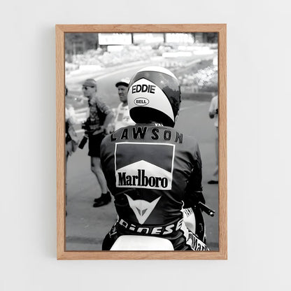 ap-eddie lawson-4 cadre Bois clair
