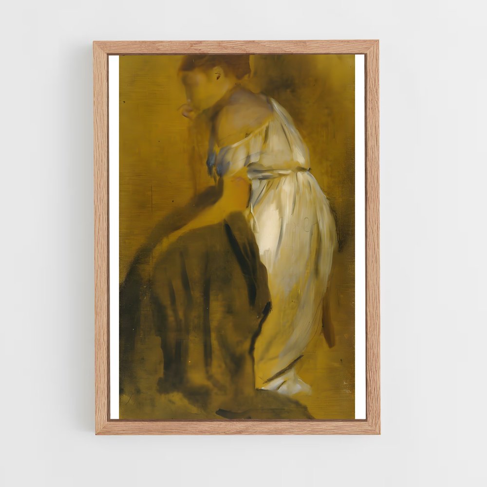 ap-edgar degas-7 cadre Bois clair