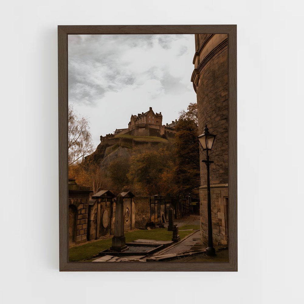 ap-edinburgh castle-7 cadre Bois foncé