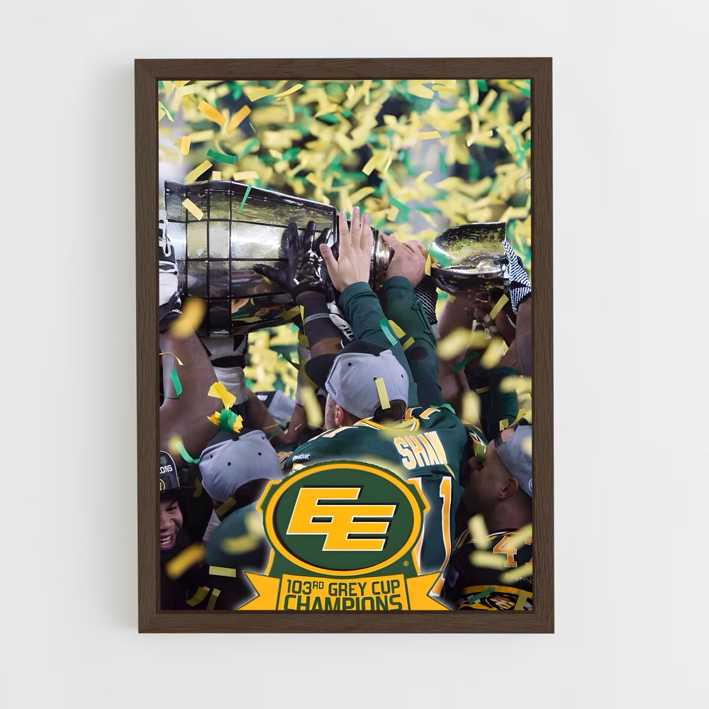 ap-edmonton elks-4 cadre Bois foncé
