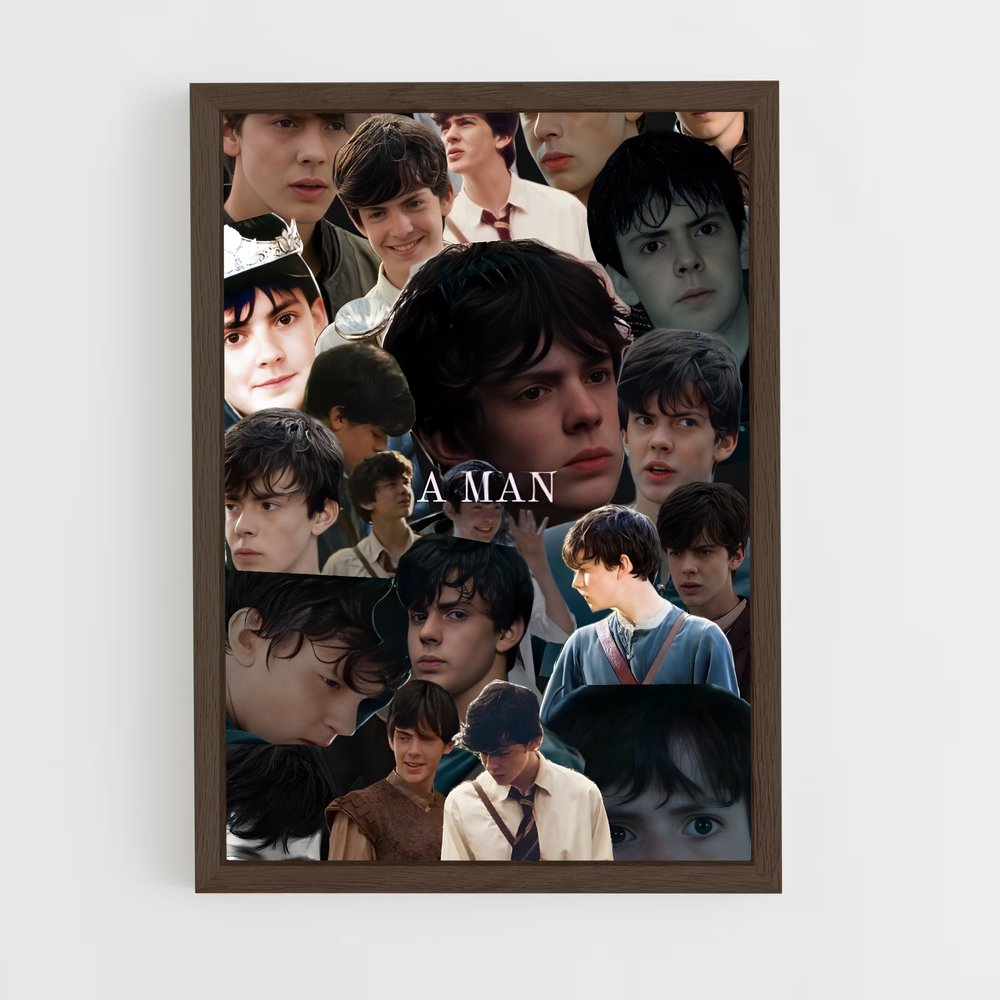 ap-edmund pevensie-5 cadre Bois foncé