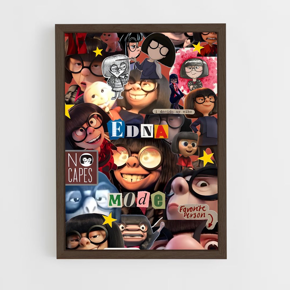 ap-edna mode-4 cadre Bois foncé