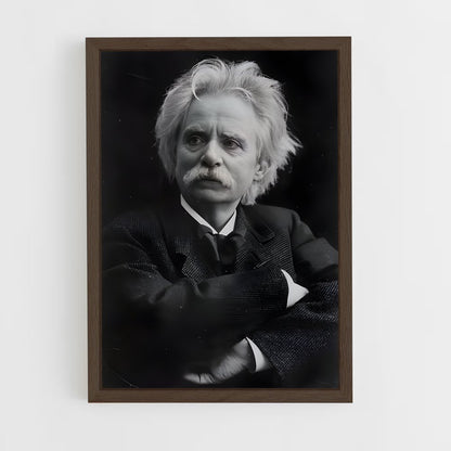 ap-edvard grieg-1 cadre Bois foncé