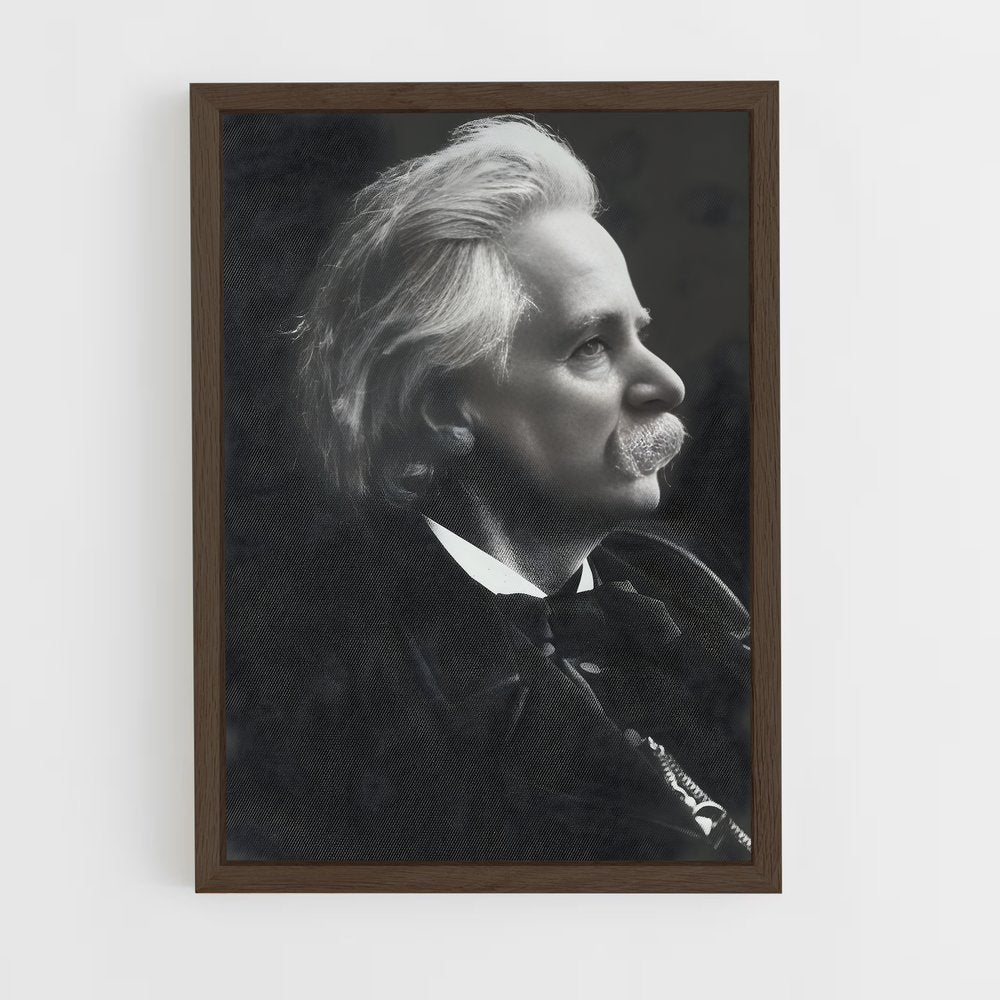 ap-edvard grieg-5 cadre Bois foncé