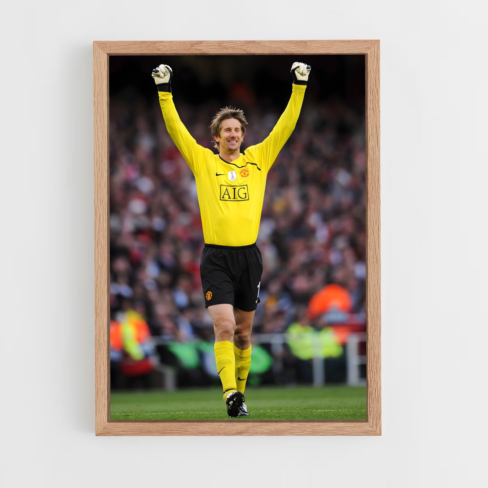 ap-edwin van der sar-2 cadre Bois clair