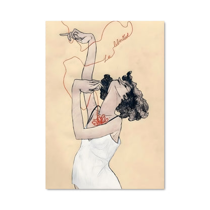 Poster Cœur de Femme