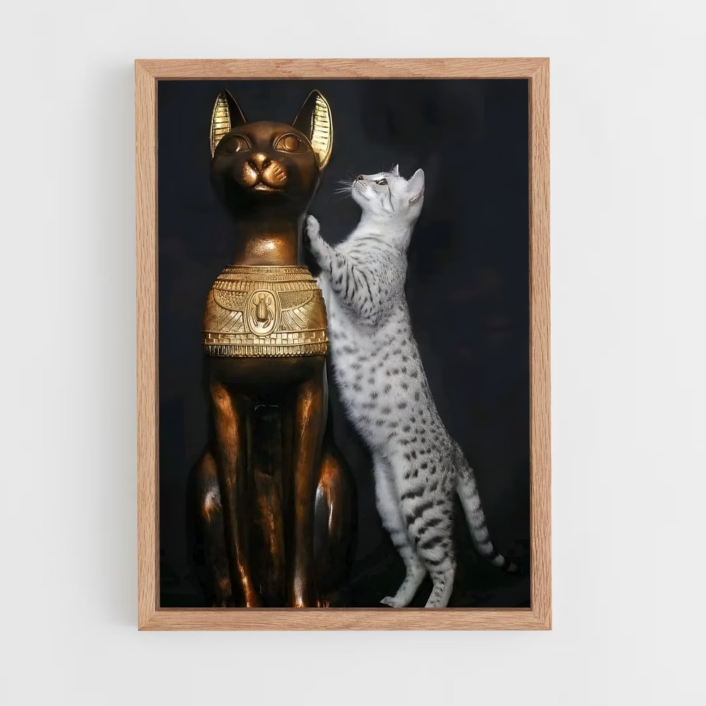 ap-egyptian mau-4 cadre Bois clair