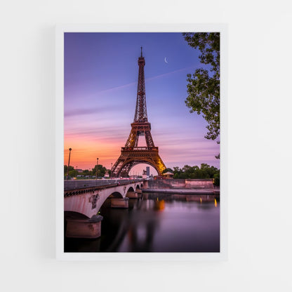 ap-eiffel tower-6 cadre Blanc