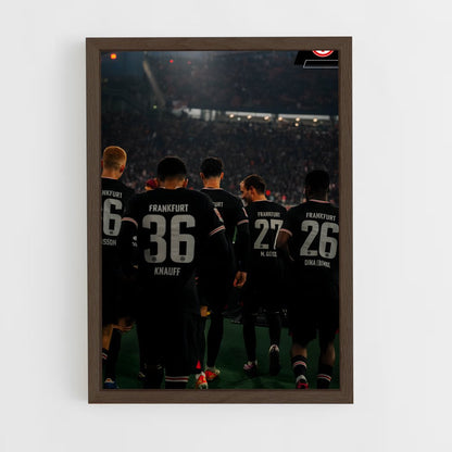 ap-eintracht frankfurt-5 cadre Bois foncé