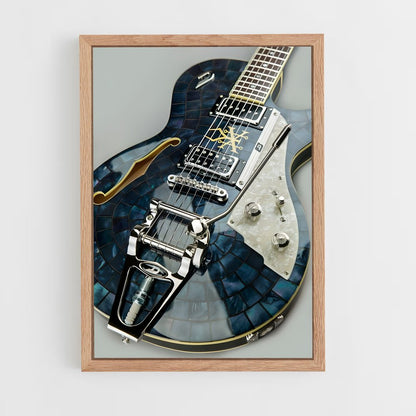 ap-electric guitar-5 cadre Bois clair