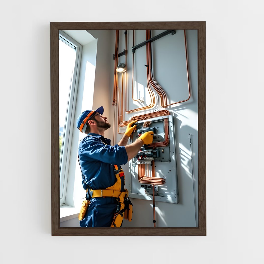 ap-electrician-3 cadre Bois foncé