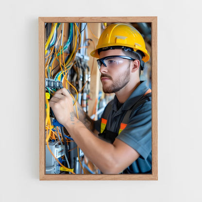 ap-electrician-4 cadre Bois clair