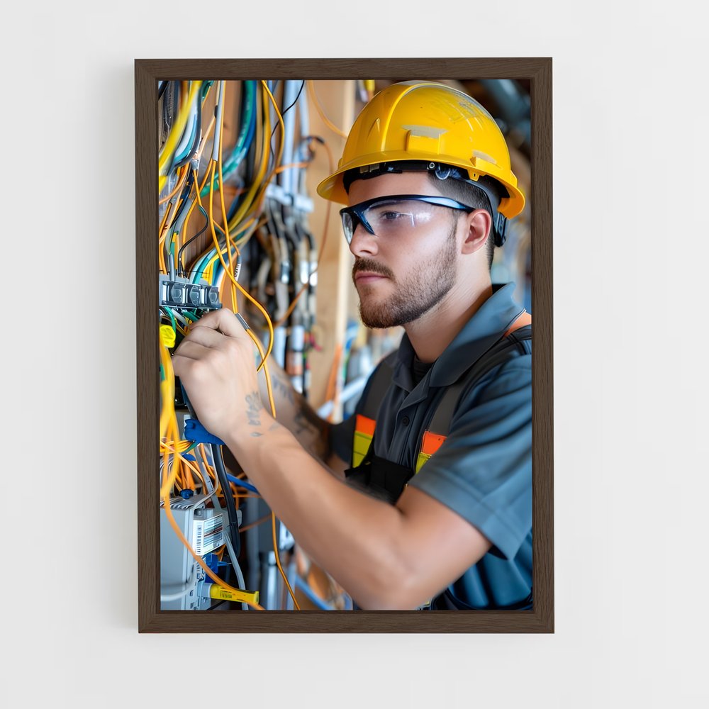 ap-electrician-4 cadre Bois foncé