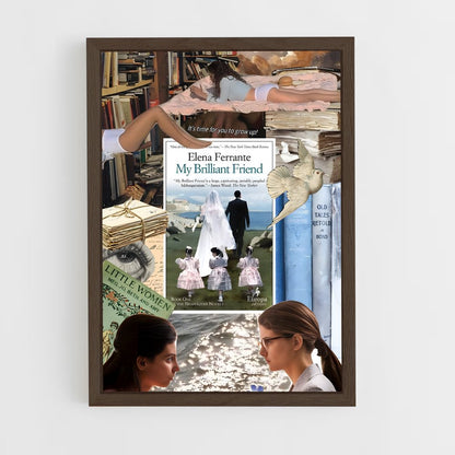 ap-elena ferrante-11 cadre Bois foncé