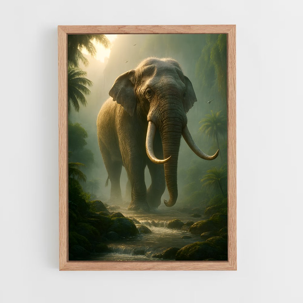 ap-elephant-12 cadre Bois clair
