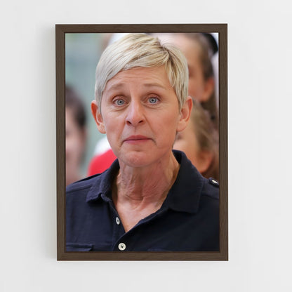 ap-ellen degeneres-4 cadre Bois foncé
