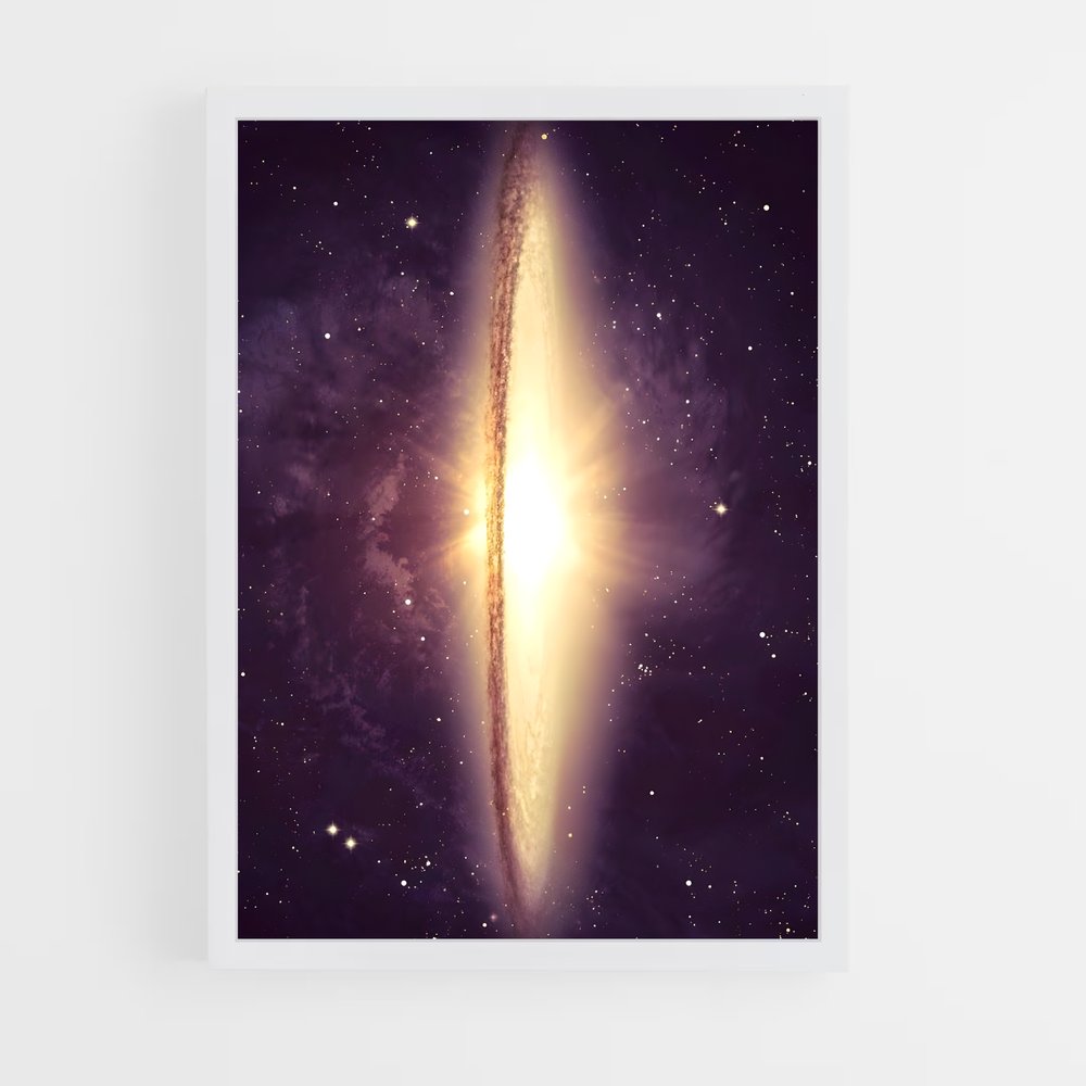 ap-elliptical galaxy-1 cadre Blanc