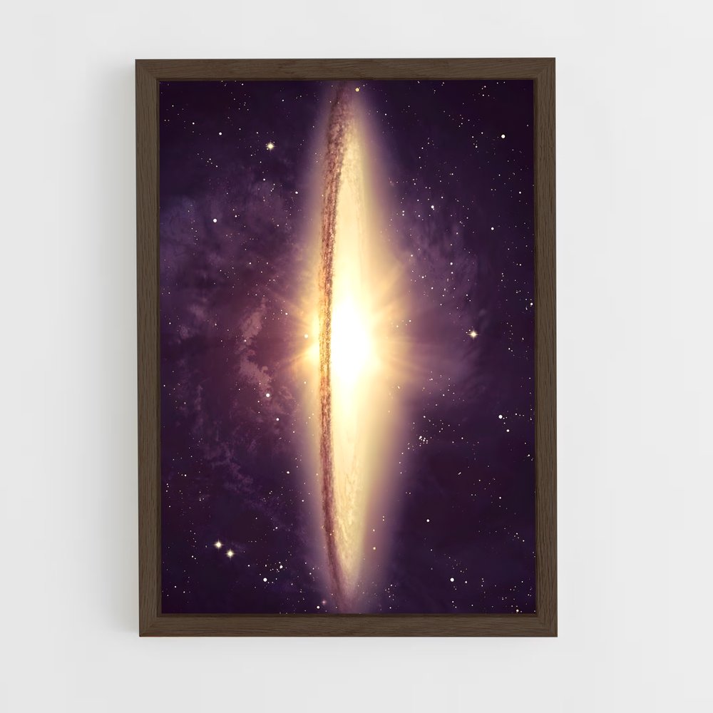 ap-elliptical galaxy-1 cadre Bois foncé
