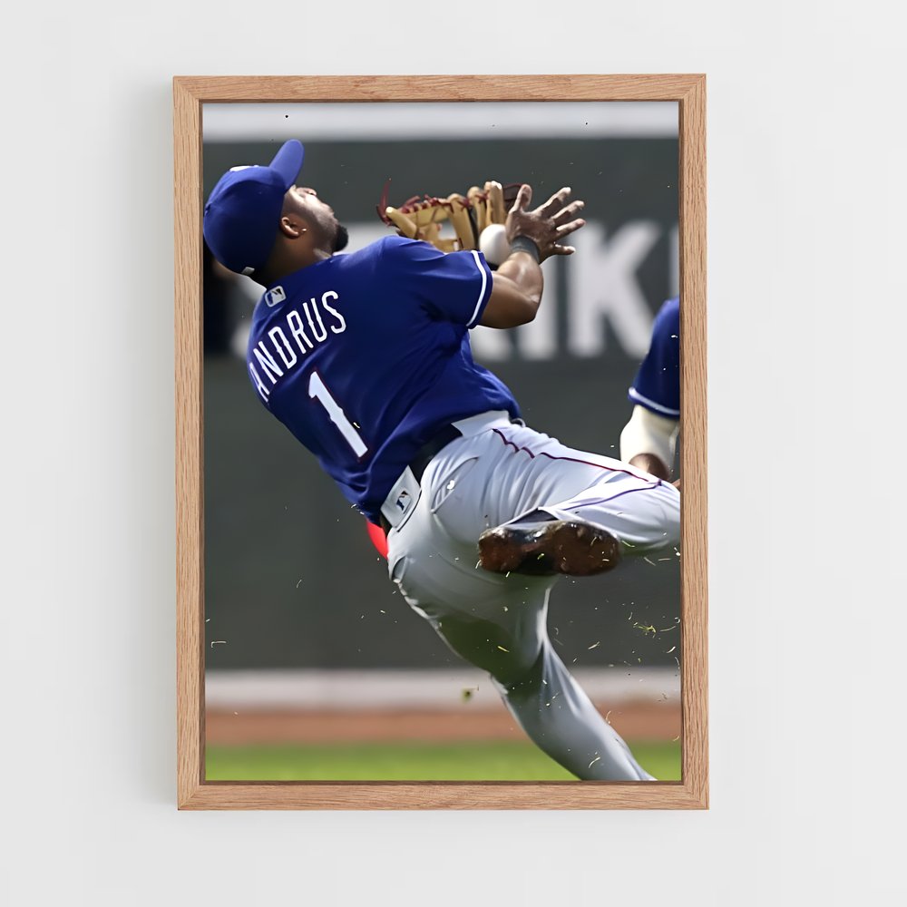 ap-elvis andrus-3 cadre Bois clair