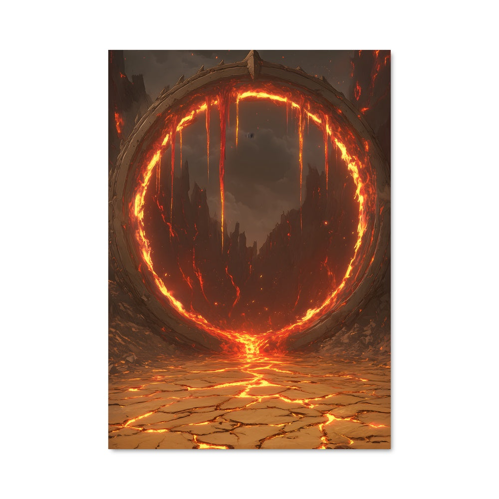 Poster Cœur de Flamme