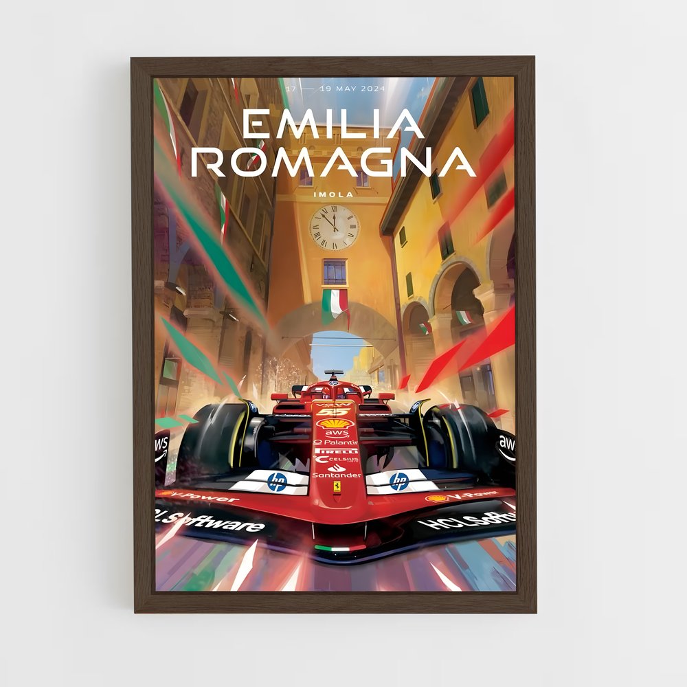 ap-emilia romagna grand prix-2 cadre Bois foncé