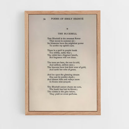 ap-emily bronte-3 cadre Bois clair