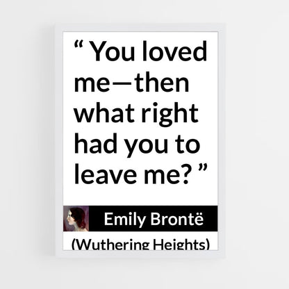 ap-emily bronte-8 cadre Blanc