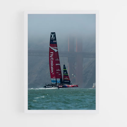 ap-emirates team new zealand-3 cadre Blanc