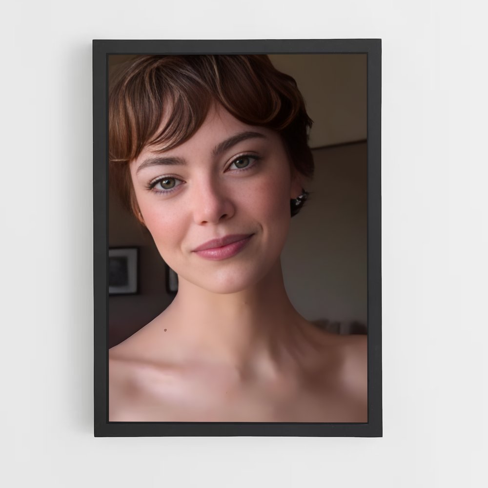 ap-emma stone-6 cadre Noir
