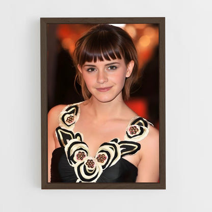 ap-emma watson-6 cadre Bois foncé