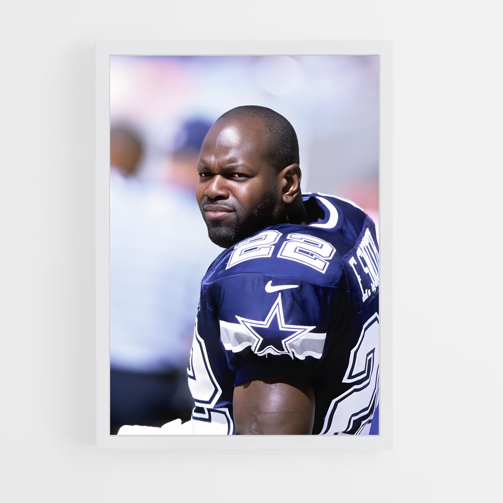 ap-emmitt smith-1 cadre Blanc
