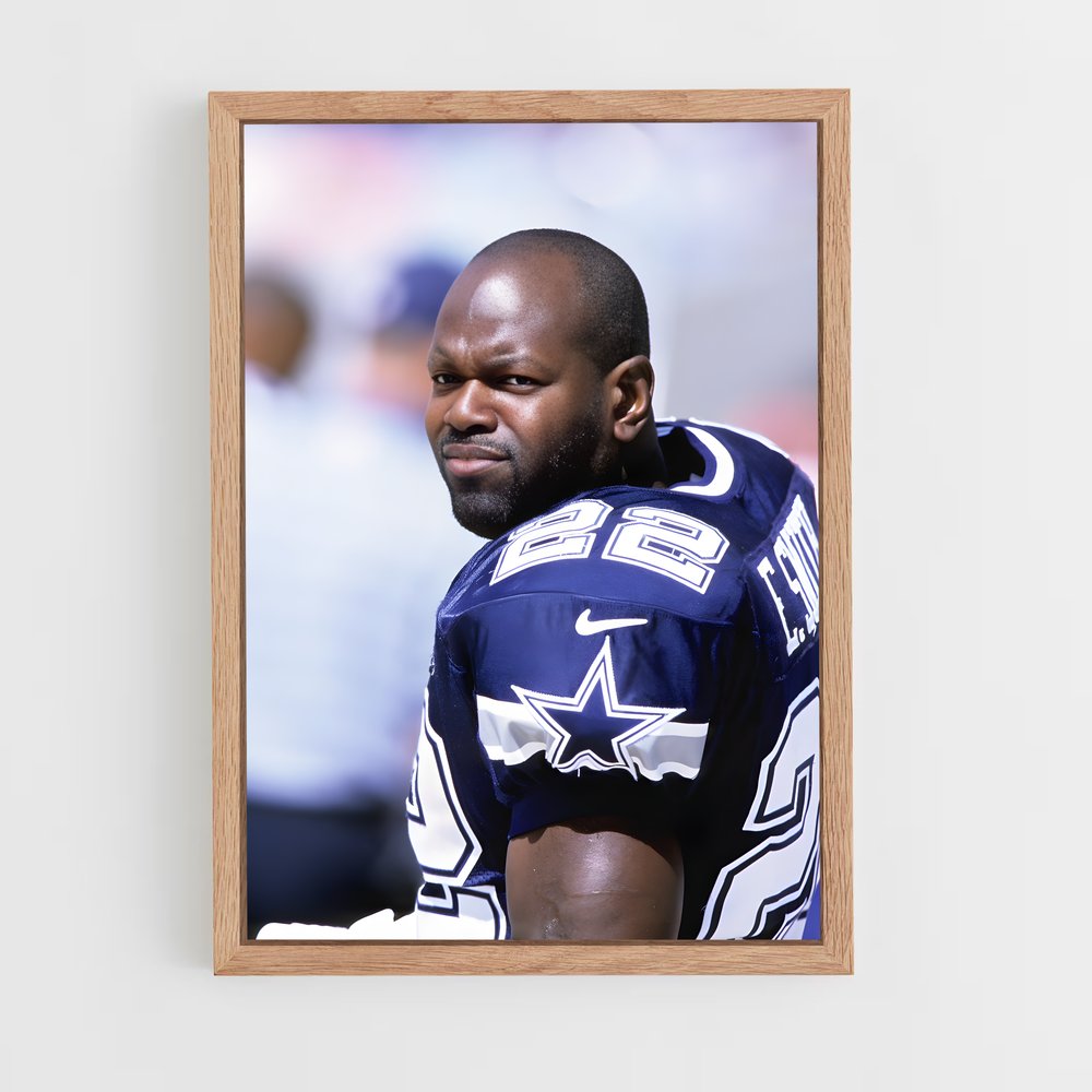 ap-emmitt smith-1 cadre Bois clair