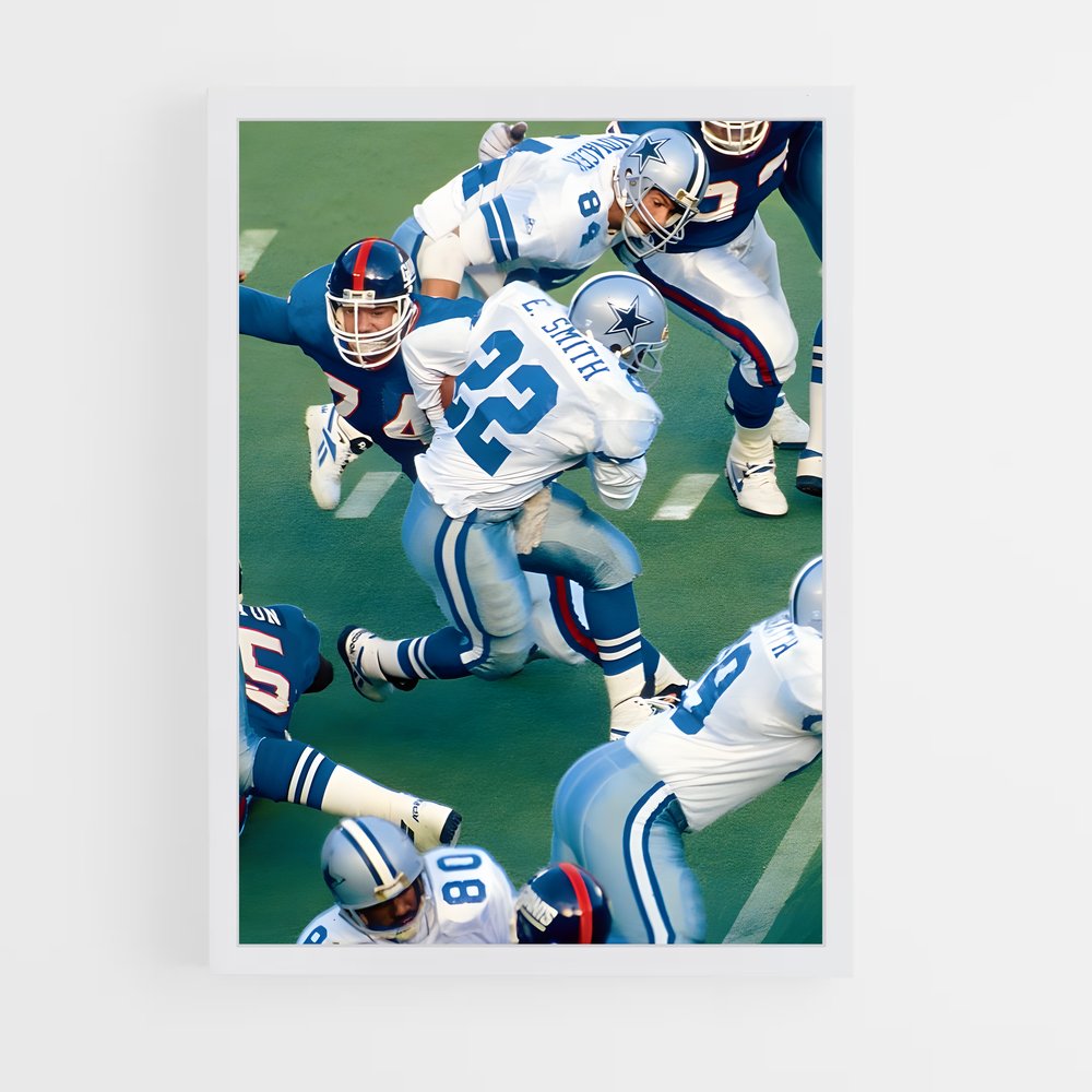 ap-emmitt smith-2 cadre Blanc
