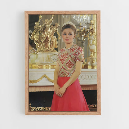 ap-empress farah pahlavi-3 cadre Bois clair