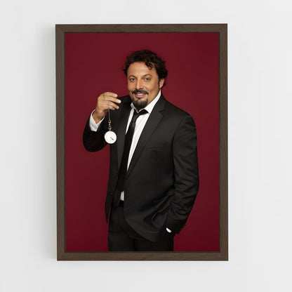 ap-enrico brignano-1 cadre Bois foncé