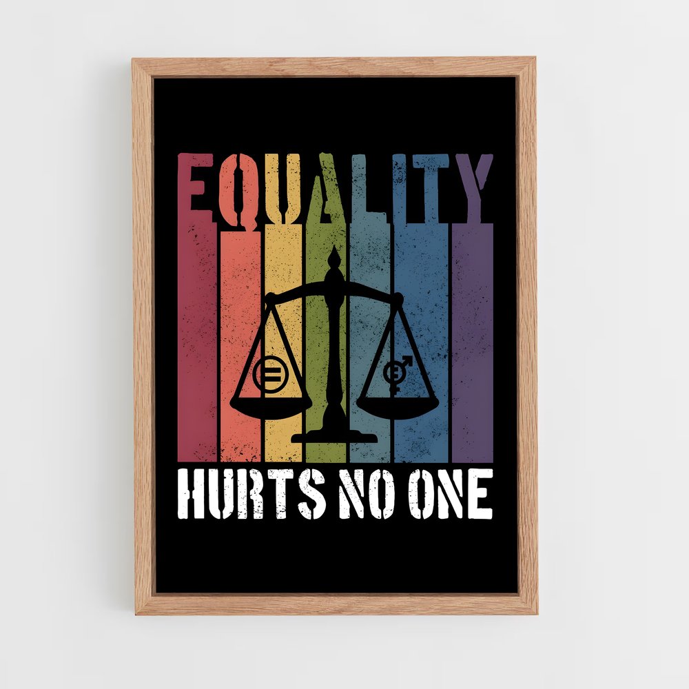 ap-equality symbol-1 cadre Bois clair