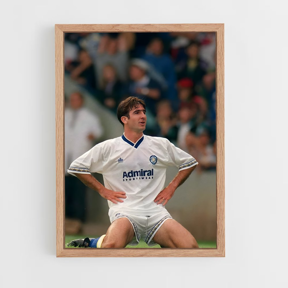 ap-eric cantona-4 cadre Bois clair