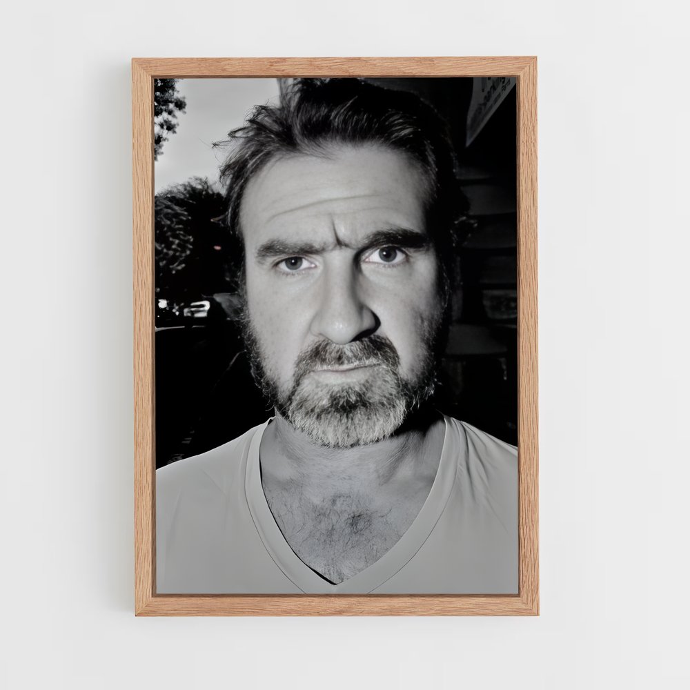 ap-eric cantona-6 cadre Bois clair