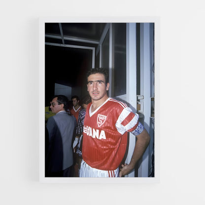 ap-eric cantona-7 cadre Blanc