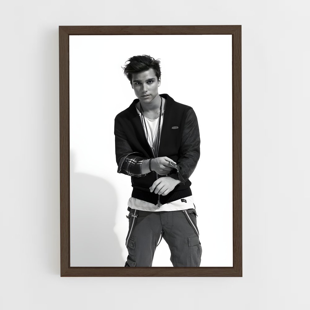 ap-eric saade-2 cadre Bois foncé