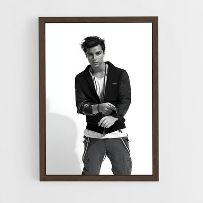 ap-eric saade-2 cadre Bois foncé