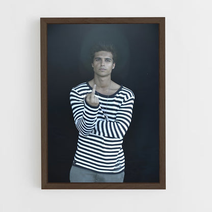 ap-eric saade-5 cadre Bois foncé