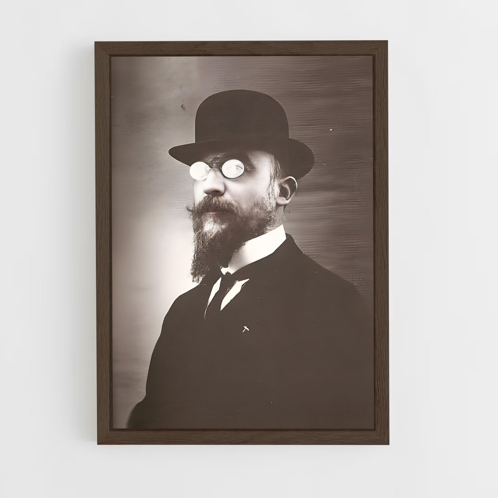 ap-erik satie-1 cadre Bois foncé