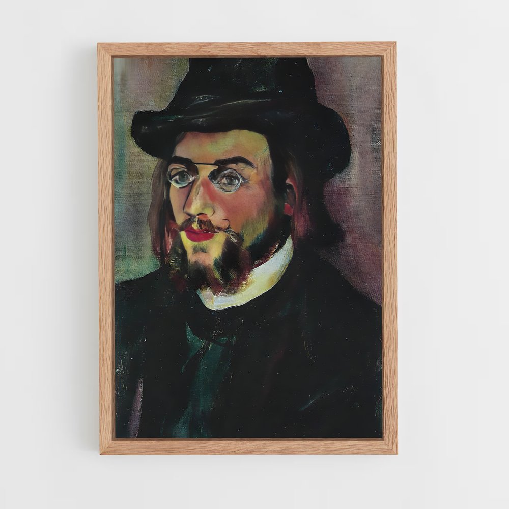 ap-erik satie-5 cadre Bois clair