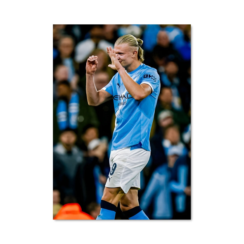 Poster Haaland en Action
