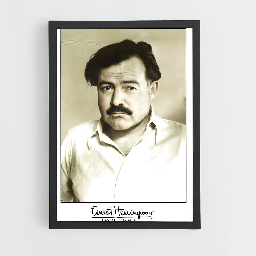 ap-ernest hemingway-2 cadre Noir