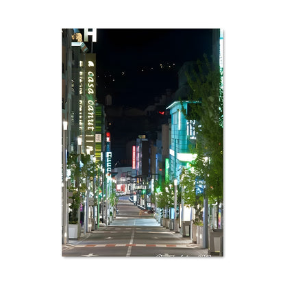 Poster Nuit Étoilée à Escaldes