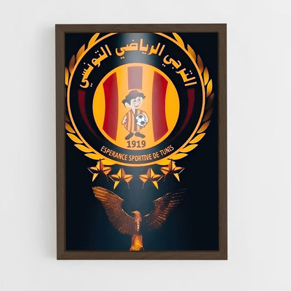 ap-esperance sportive de tunis-3 cadre Bois foncé