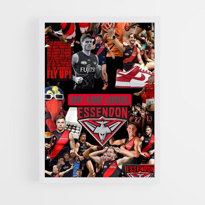 ap-essendon bombers-6 cadre Blanc