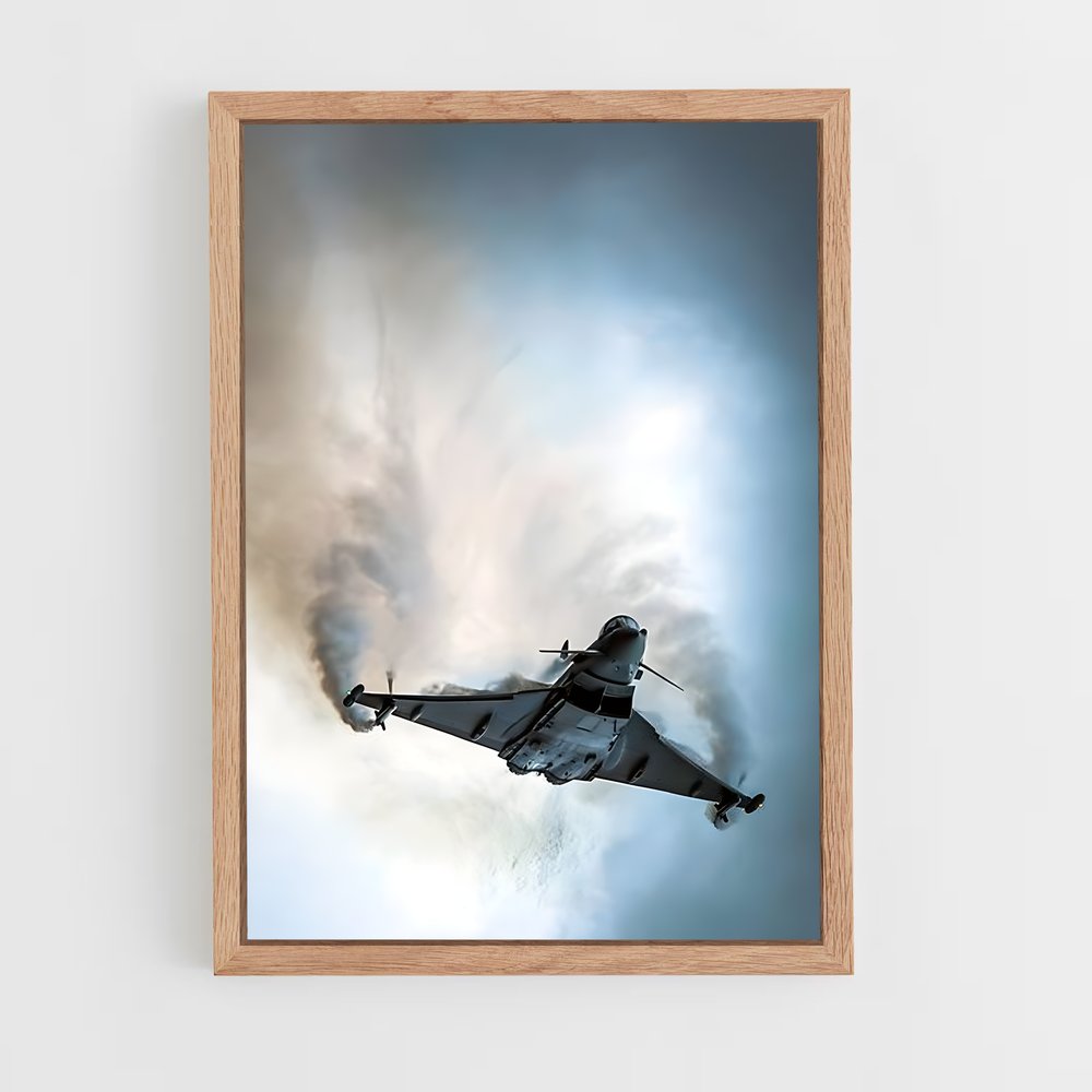 ap-eurofighter typhoon-4 cadre Bois clair